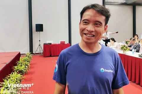 Tiến sỹ Bùi Hải Hưng cho biết sẵn sàng làm việc trong môi trường của Việt Nam nếu có cơ hội tốt. (Ảnh: T.H/Vietnam+)