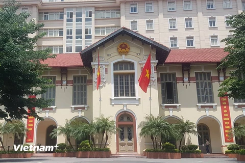 Trụ sở Bộ Thông tin và Truyền thông tại Hà Nội. (Ảnh: P.V/Vietnam+)