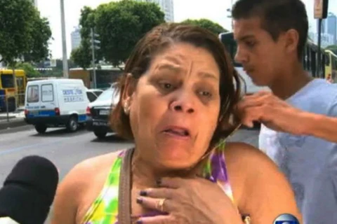 Brazil: Cướp giật táo tợn giữa cuộc phỏng vấn trực tiếp