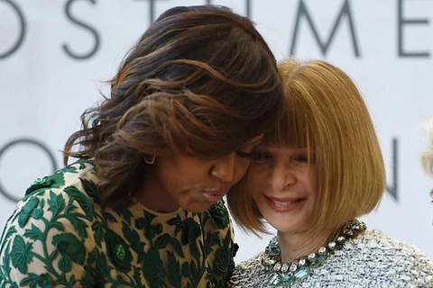 Bà Obama dự lễ vinh danh huyền thoại thời trang Wintour