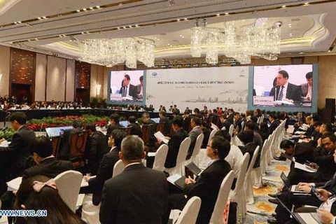 Hội nghị Bộ trưởng Thương mại Diễn đàn Hợp tác Kinh tế châu Á-Thái Bình Dương (APEC) (Nguồn: Xinhua)