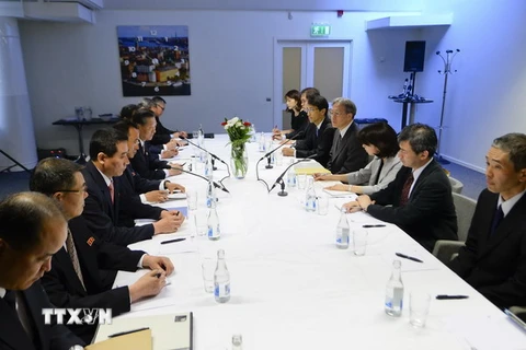 Nhật Bản và Triều Tiên bắt đầu đàm phán tại Thụy Điển