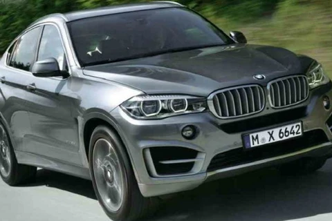 BMW chính thức giới thiệu mẫu X6 đời 2015 hoàn toàn mới