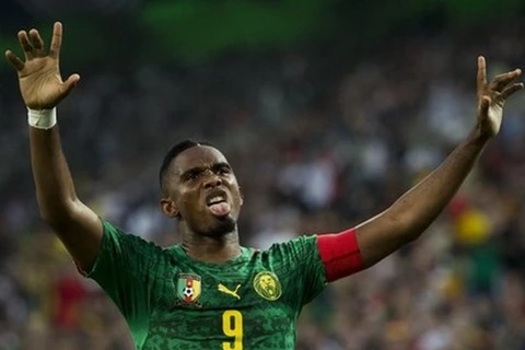 Đội trưởng Cameroon Samuel Eto'o. (Nguồn: AFP)