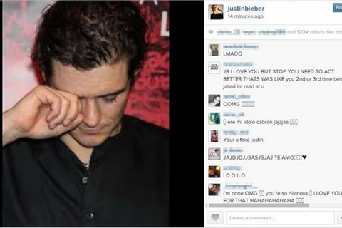 Justin Bieber đăng ảnh khiêu khích Orlando Bloom sau vụ xô xát