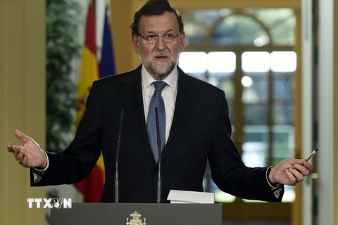 Thủ tướng Mariano Rajoy. (Nguồn: AFP/TTXVN)
