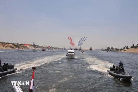 Ai Cập dự kiến hoàn thành kênh đào Suez mới vào tháng 7
