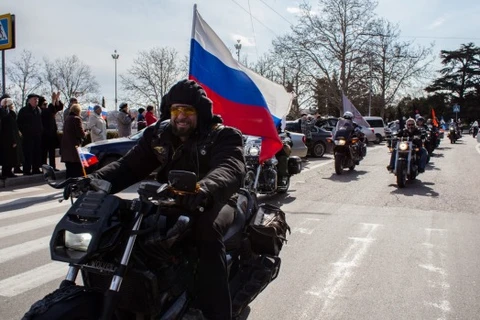 Đoàn môtô Nga đi xuyên châu Âu kỷ niệm Chiến thắng phát xít Đức
