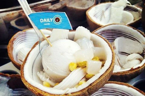 Kem dừa Thái Lan theo công thức đặc biệt của Daily.