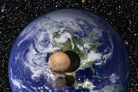 Trung bình Sao Diêm Vương có khoảng cách so với trái đất là 4​.828​.032​.000km. (Nguồn: businessinsider)