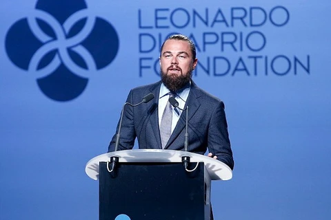 Leonardo DiCaprio tại đêm gala từ thiện.(Nguồn: Getty images)