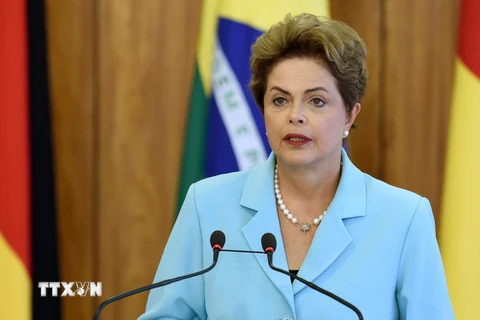 Tổng thống Brazil Dilma Rousseff. (Nguồn: THX/TTXVN)