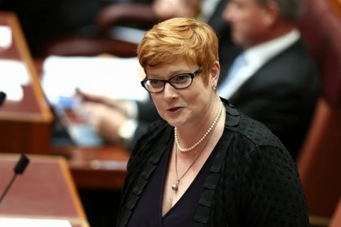 Bà Marise Payne, Bộ trưởng Quốc phòng Australia.. (Nguồn: afr.com)