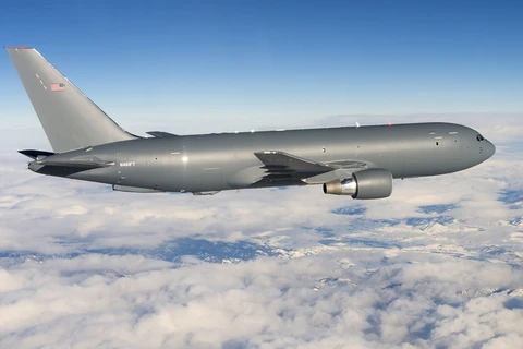 Máy bay tiếp dầu trên không KC-46A. (Nguồn: boeing.com)