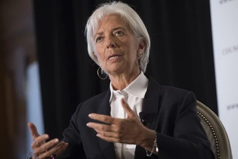 Tổng Giám đốc Quỹ Tiền tệ quốc tế (IMF) Christine Lagarde. (Nguồn: AFP)