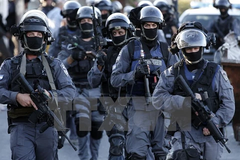 Cảnh sát Israel. (Nguồn: AFP/TTXVN)