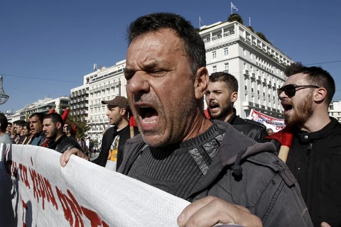 Hy Lạp: Tổng bãi công phản đối chính sách thắt lưng buộc bụng