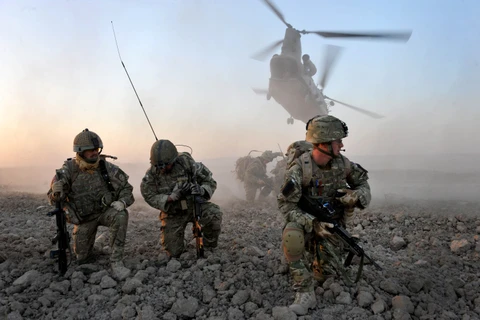 Một cuộc tập trận của binh sỹ NATO. (Nguồn: rickrozoff.wordpress.com)