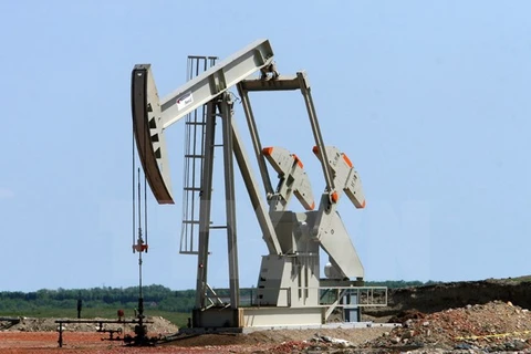 Giàn khoan dầu ở Tioga, Bắc Dakota, Mỹ. (Nguồn: AFP/TTXVN)