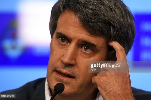 Bộ trưởng Tài chính Argentina Alfonso Prat-Gay. (Nguồn: Getty/AFP)