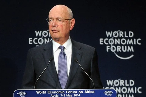 Chủ tịch WEF Klaus Schwab. (Ảnh: AFP/TTXVN)