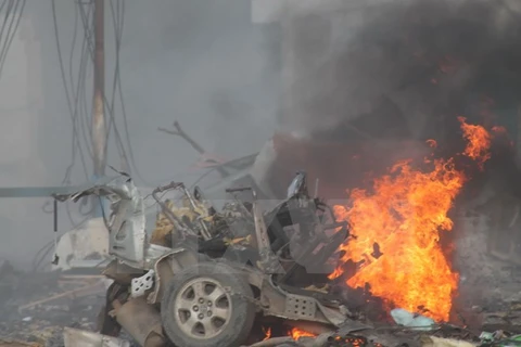 Hiện trường một vụ tấn công của nhóm phiến quân Al Shabaab. (Nguồn: THX/TTXVN)