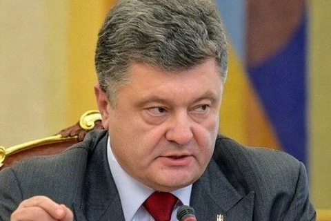 Tổng thống Ukraine Petro Poroshenko. (Nguồn: irishexaminer)