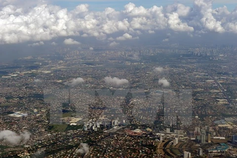 Toàn cảnh ngoại ô thủ đô Manila của Philippines. (Nguồn: AFP/TTXVN)