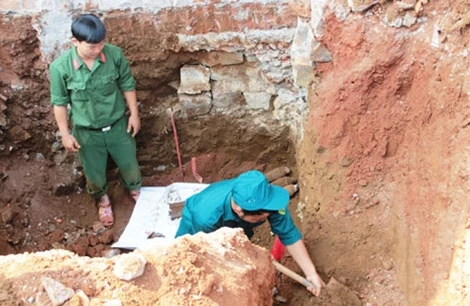 Đã thu gom hết kho đạn dưới móng nhà dân tại Lâm Đồng