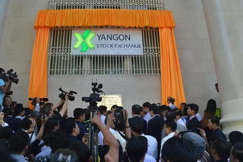 Thị trường chứng khoán Myanmar chính thức có phiên giao dịch đầu tiên. (Nguồn: globalnewlightofmyanmar.com)