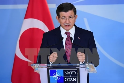 Thủ tướng Thổ Nhĩ Kỳ Ahmet Davutoglu. (Nguồn: AFP/TTXVN)