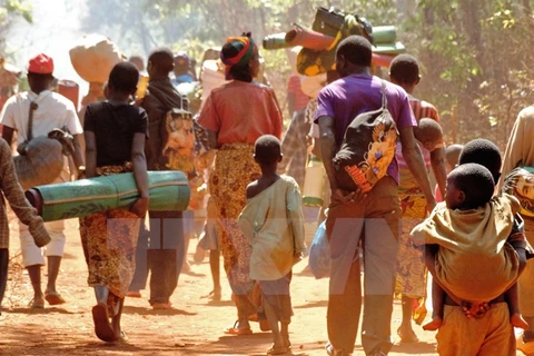Người tị nạn Burundi lánh nạn tại trại tị nạn ở Kigoma, Tanzania do nội chiến tại Burundi. (Nguồn: AFP/TTXVN) 