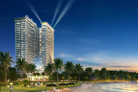 Các căn hộ Duplex Citadines Marina Halong sở hữu tầm nhìn từ trên cao, 100% view hướng biển.