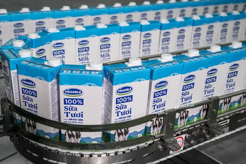 Dây chuyền sản xuất tại Nhà máy Sữa Việt Nam của Vinamilk.