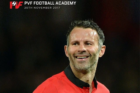 Ryan Giggs sẽ làm Giám đốc Bóng đá của Trung tâm PVF từ ngày 20/11.