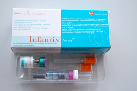 Vắcxin Infanrix hexa. (Nguồn: madiary.wordpress.com)
