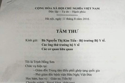 Bộ Y tế phản hồi "tâm thư" của phó Giám đốc Bệnh viện Việt Đức