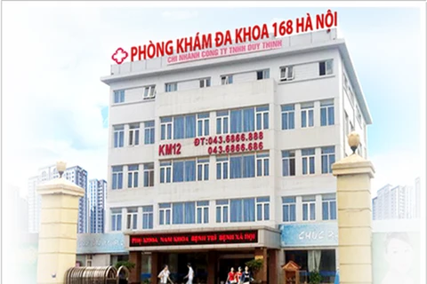 Phòng khám 168 Hà Nội. (Nguồn: http://khamphukhoa168.com)