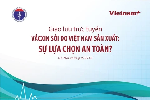 Vắcxin phối hợp sởi-rubella do Việt Nam sản xuất. (Ảnh: PV/Vietnam+)