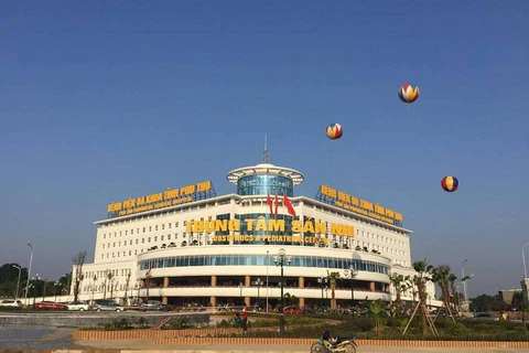 Trung tâm Sản Nhi trực thuộc Bệnh viện đa khoa tỉnh Phú Thọ. (Ảnh: PV/Vietnam+)