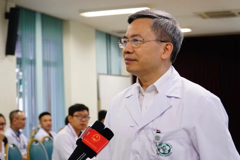 Giáo sư Phạm Minh Thông - Phó giám đốc Bệnh viện Bạch Mai. (Ảnh: Minh Hiếu/Vietnam+)