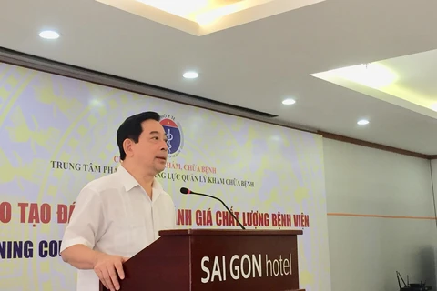 Phó giáo sư Lương Ngọc Khuê - Cục trưởng Cục Quản lý Khám, chữa bệnh. (Ảnh: PV/Vietnam+)