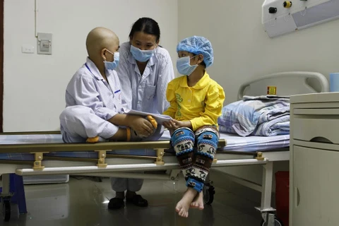Một bệnh nhân được ghép tế bào gốc thành công tại Viện huyết học truyền máu Trung ương. (Ảnh: PV/Vietnam+)