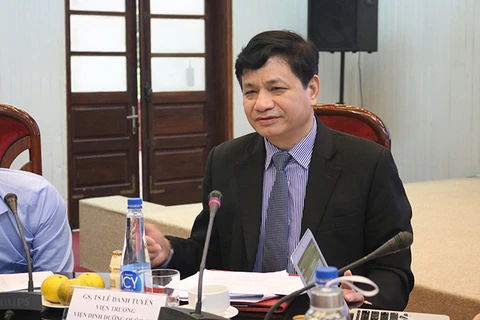 Giáo sư Lê Danh Tuyên - Viện trưởng Viện Dinh dưỡng quốc gia