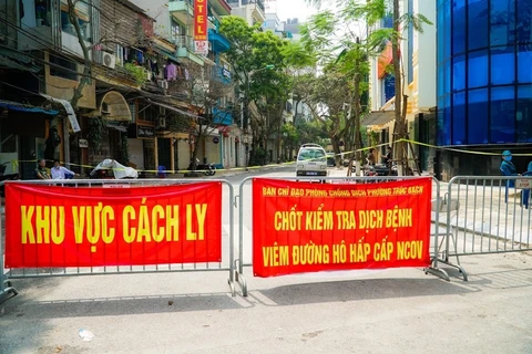 Việt Nam đang triển khai các biện pháp quyết liệt để phòng chống dịch COVID-19. (Ảnh: Hiếu Hoàng/Vietnam+)