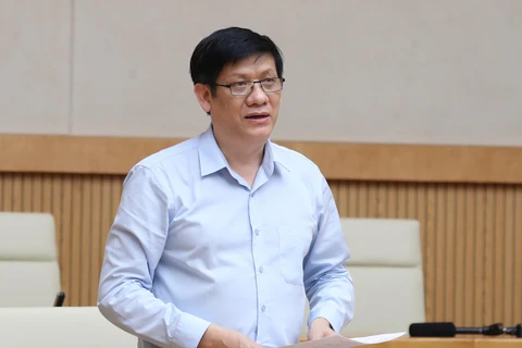 Thứ trưởng thường trực Bộ Y tế Nguyễn Thanh Long. (Ảnh: Thống Nhất/TTXVN)