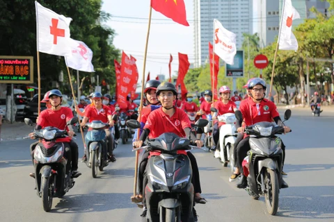 Phát động phong trào hiến máu tình nguyện tại nhiều tỉnh, thành phố. (Ảnh: PV/Vietnam+)