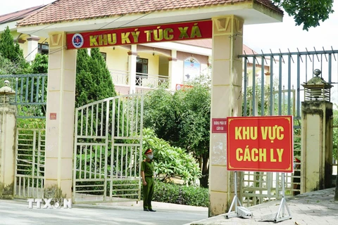 Một khu vực cách ly cho người Việt Nam trở về từ các nước. (Ảnh: Xuân Tư/TTXVN)