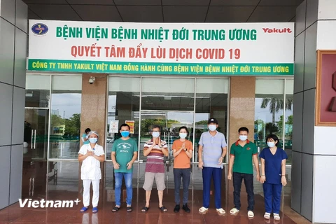 Các bệnh nhân được công bố khỏi bệnh COVID-19 trong ngày 21/7. (Ảnh: PV/Vietnam+)