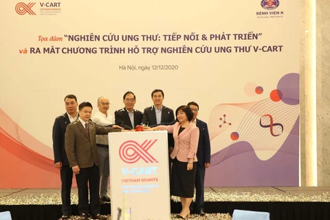 Chương trình hỗ trợ nghiên cứu và công nghệ trong ung thư đã chính thức ra mắt. (Ảnh: PV/Vietnam+)
